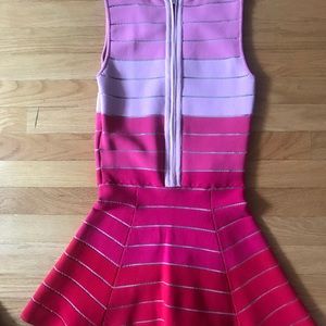 Torn by Ronny  Kobo pink ombré dress